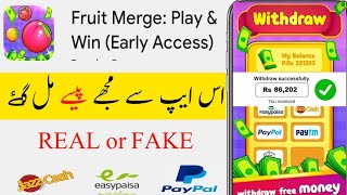 fruit merge app withdrawal | fruit merge app real or fake | fruit merge game | best earning app 2024 screenshot 5