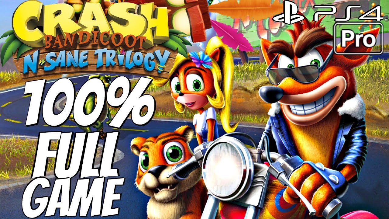 Crash Bandicoot 3 (PS4) - Gameplay Walkthrough 100% Complete All Boxes, All Gems, All Relics - YouTube
