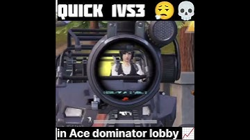 most watched 1vs3 in Ace dominator lobby 📈🚀 #music #bgmi