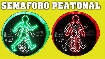 COMO HACER un SEMAFORO PEATONAL CAMINANDO sin arduino