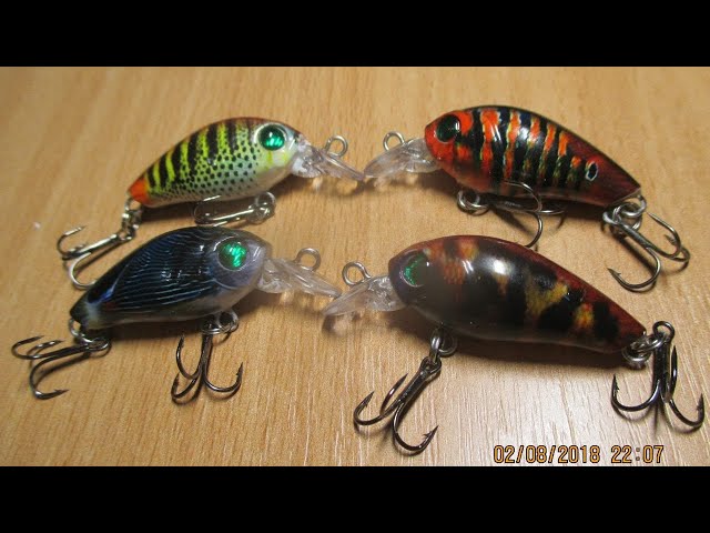Красочные копии воблера Tsuribito Baby Crank с Aliexpress