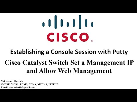 How to Assign Management IP Address to the Cisco switch and Allow Web Management [Cisco 2960 switch]