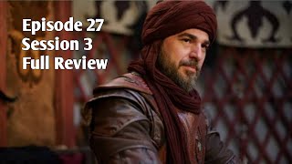 Full Review  Ertugrul Ghazi Urdu Season 3 Episode 27  Turkish Drama