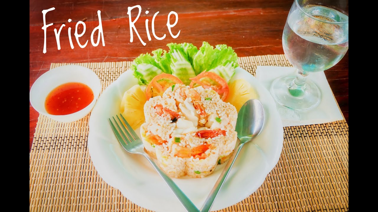 Easy Homemade Perfect Fried Rice with Seafood Recipe - YouTube