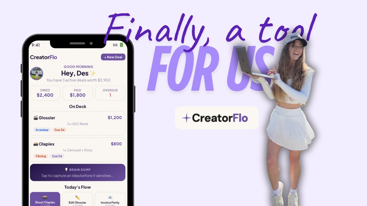 CreatorFlo demo video