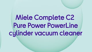 Miele Complete C2 Pure Power PowerLine Cylinder Vacuum Cleaner - Graphite Grey - Quick Look