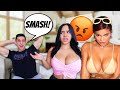 Celebrity SMASH Or PASS With GIRLFRIEND! (Almost Broke Up) Pt. 2