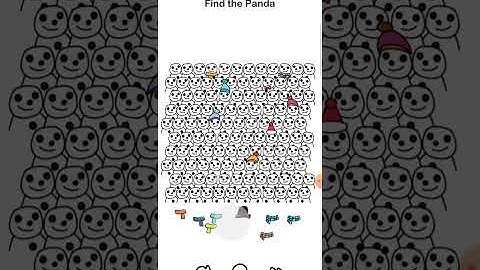 Brain out game play level 105 Find the  panda 🐼
