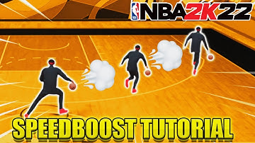 NBA 2K22 HOW TO SPEEDBOOST GLITCH AFTER PATCH! HOW TO START SPEEDBOOST WITHOUT LEFT/RIGHT CHEESE!