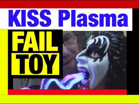 Gene Simmons Kiss FAIL Toy Plasma Lamp Funny Revie...