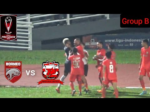 Awal Mula Terjadi Ketegangan Antara Pemain Borneo FC vs Madura United - Piala Presiden 2022