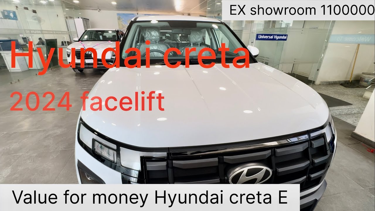 2024 Hyundai creta facelift value for money Hyundai creta E full