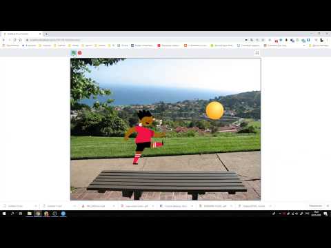 Scratch Урок № 6  Анимация удар по мячу
