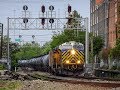 CREX 1208, UP 8747, and CN 2256. Houston, Texas