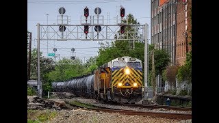 CREX 1208, UP 8747, and CN 2256. Houston, Texas