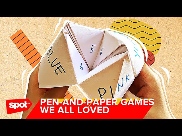 Educational and Learning Paper Games for Kids