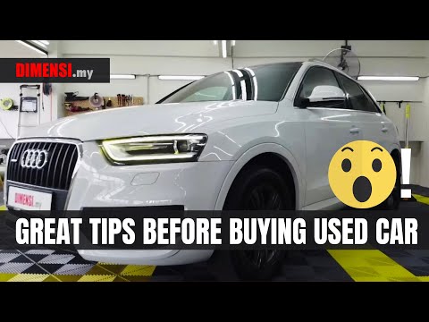 Great Tips before buying Used Cars - Audi Q3 2.0 2012 by Dimensi.my