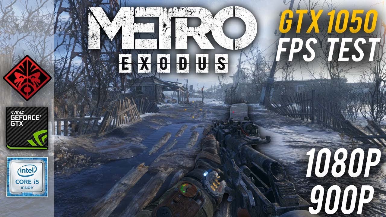 Metro Exodus GTX 1050 FPS test (1080p and 900p)| HP Omen 15 | i5 7300HQ