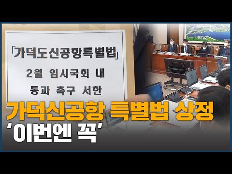 가덕신공항 특별법 상정 '이번엔 꼭'