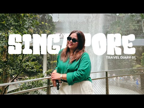 SINGAPORE Travel Diary EP 01: first international trip, overnight in Changi & brunch at Jewel