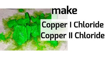 Preparation of Copper I and Copper II Chloride