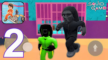 Jail Breakout Run Challenge - New Update Gameplay Walkthrough Part 2 - Squid Prison (Android, iOS)