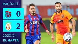 Özet Trabzonspor 0-2 Galatasaray 15. Hafta - 202021