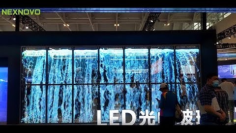 NEXNOVO transparent LED displays showed on 2021 China Green Intelligent Building Expo