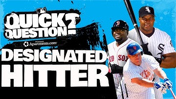 What’s going on with the DH in MLB? | Quick Question (MLB Originals)