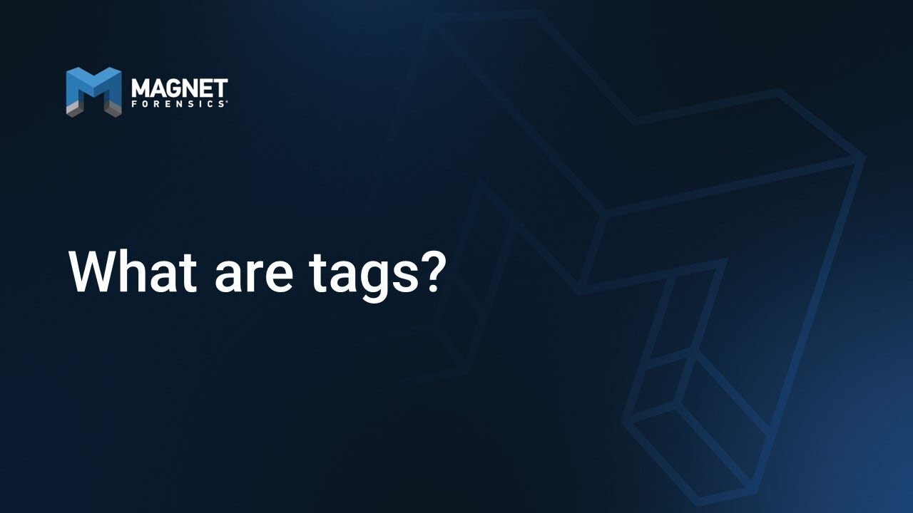 What Are Tags? 