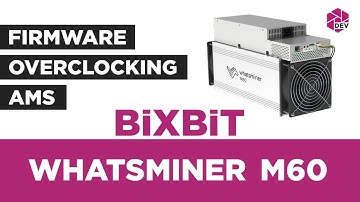 Whatsminer M60. Firmware, Overclocking, Remote monitoring and control!