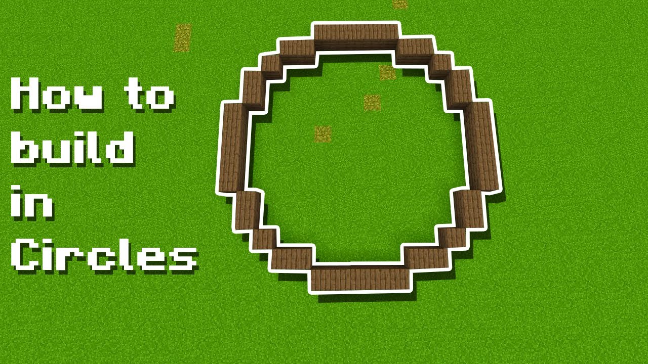 How to build in Circles | Minecraft - YouTube