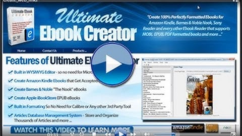 Ultimate Ebook Creator - Overview