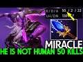 MIRACLE [Void Spirit] He is not Human Crazy Mode No Mercy 50 Kills Dota 2