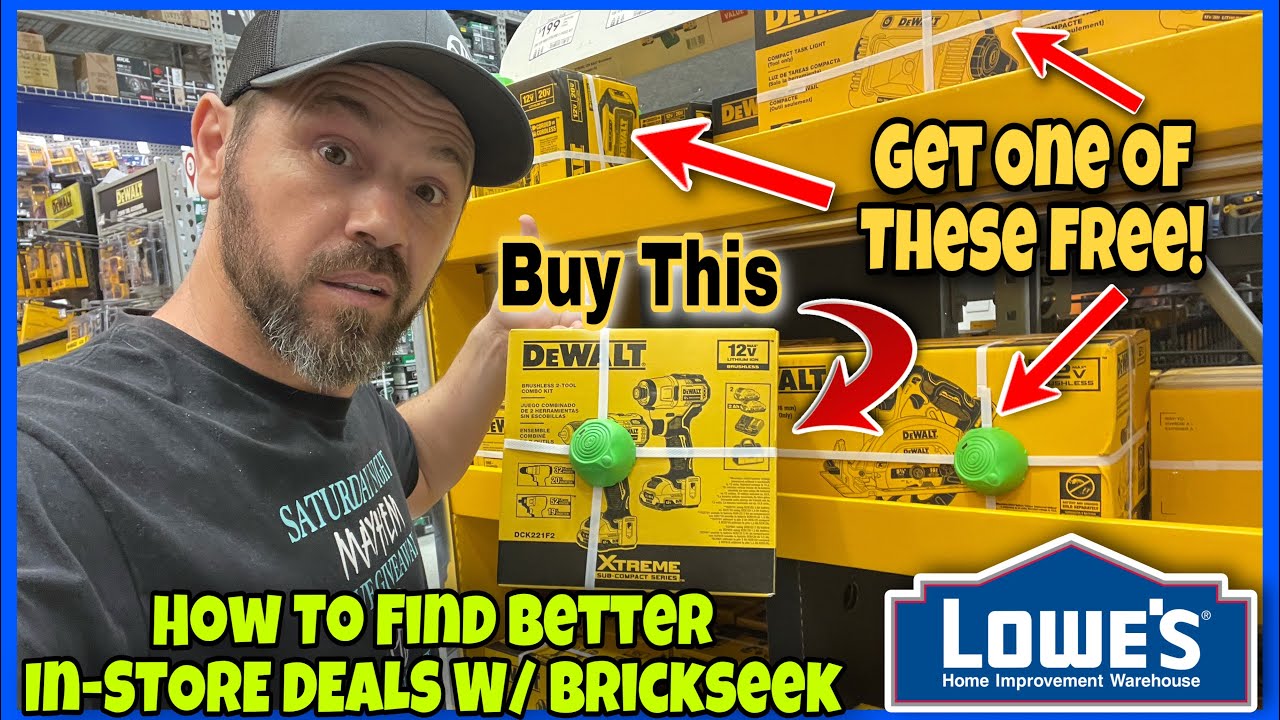 LOWE’S InStore Deals Walkthrough + How To Use Brickseek To Find Better