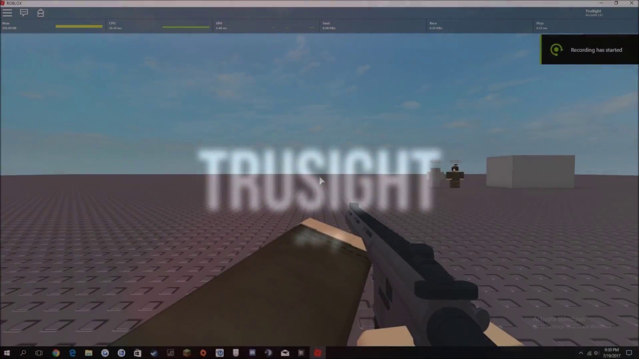 Roblox Uncopylocked Gun