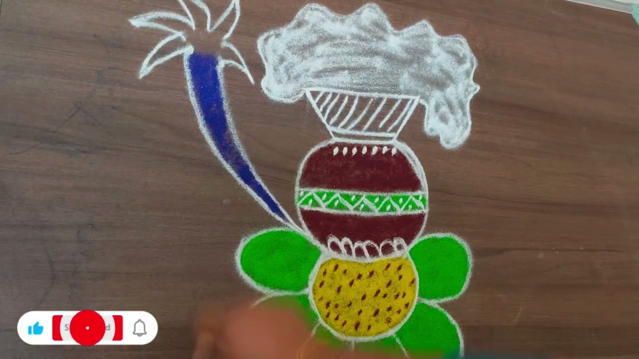 Pongal rangoli designs|| Sankranti special rangoli designs || kolam muggulu 