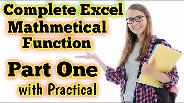Complete Mathematical Function In MS Excel in Hindi || By Dinesh Sir