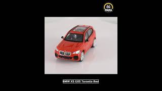 BMW X5 1/64 Paragon Toronto Rosso Metallizzato – Modellino Auto Con Tetto Apribile - Foto 5