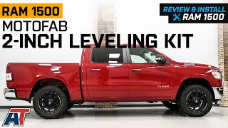 20062022 Dodge RAM 1500 MotoFab 2Inch Front Leveling Kit Review & Install