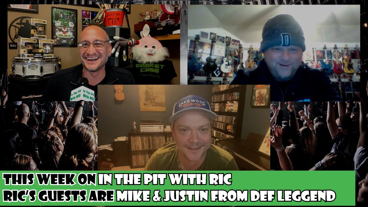 In The Pit With Ric December 15 2022 guests are Mike and Justin from Def Leggend