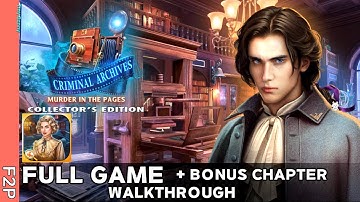 Criminal Archives 3 f2p Full Walkthrough