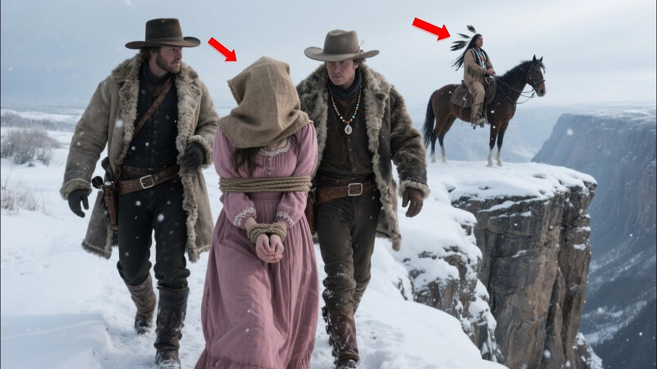 18-Year-Old Girl Thrown Off Cliff for Refusing to Marry Sheriff, Until Comanche Man Shocks Everyone