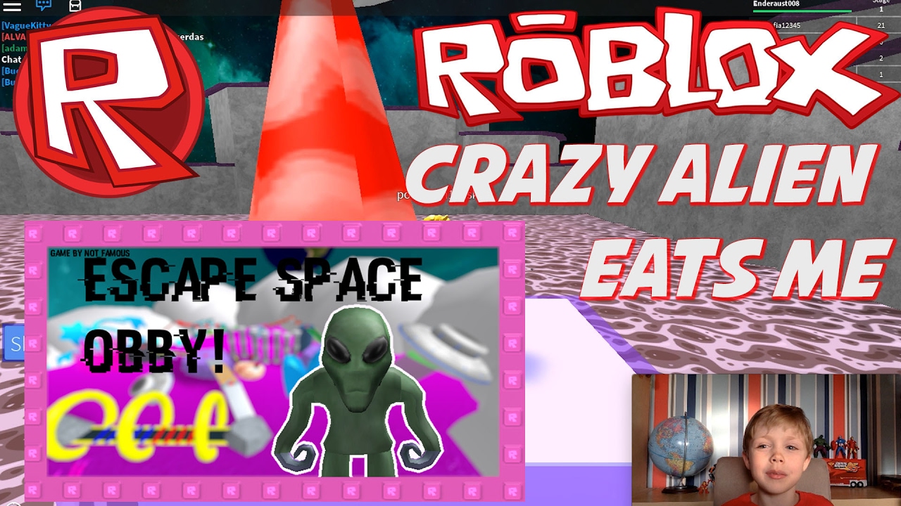 challenges of globalization Crazy Alien Eats Us - Roblox Escape Space Obby
