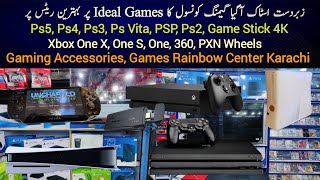 Ps5 Ps4 Pro Slim Ps3 PsVita Xbox One X S 360 GameStick4K Games Price Rainbow Center Karachi Pakistan