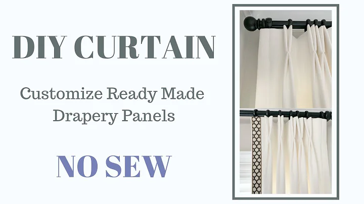 INTERIOR DESIGN | Customize Your Drapes | NO SEW C...