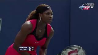 Serena Williams vs Krajicek 2011 Us Open Second Round Full Match