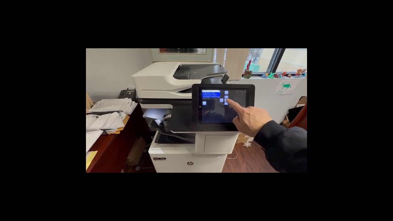 How to replace HDD and reload firmware on HP E62675 MFP series