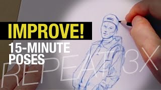 Improving Figure Drawing in 15 Minutes | Extended Pose Studies screenshot 3
