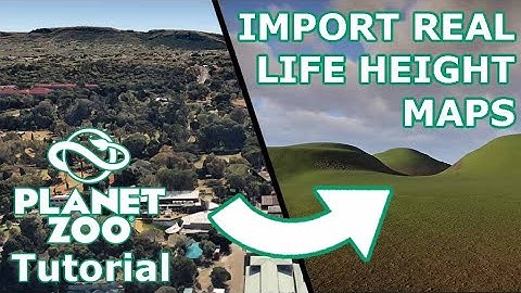 Planet Zoo Tutorial | How to find & import Height Maps of actual places using the Mapping Tool
